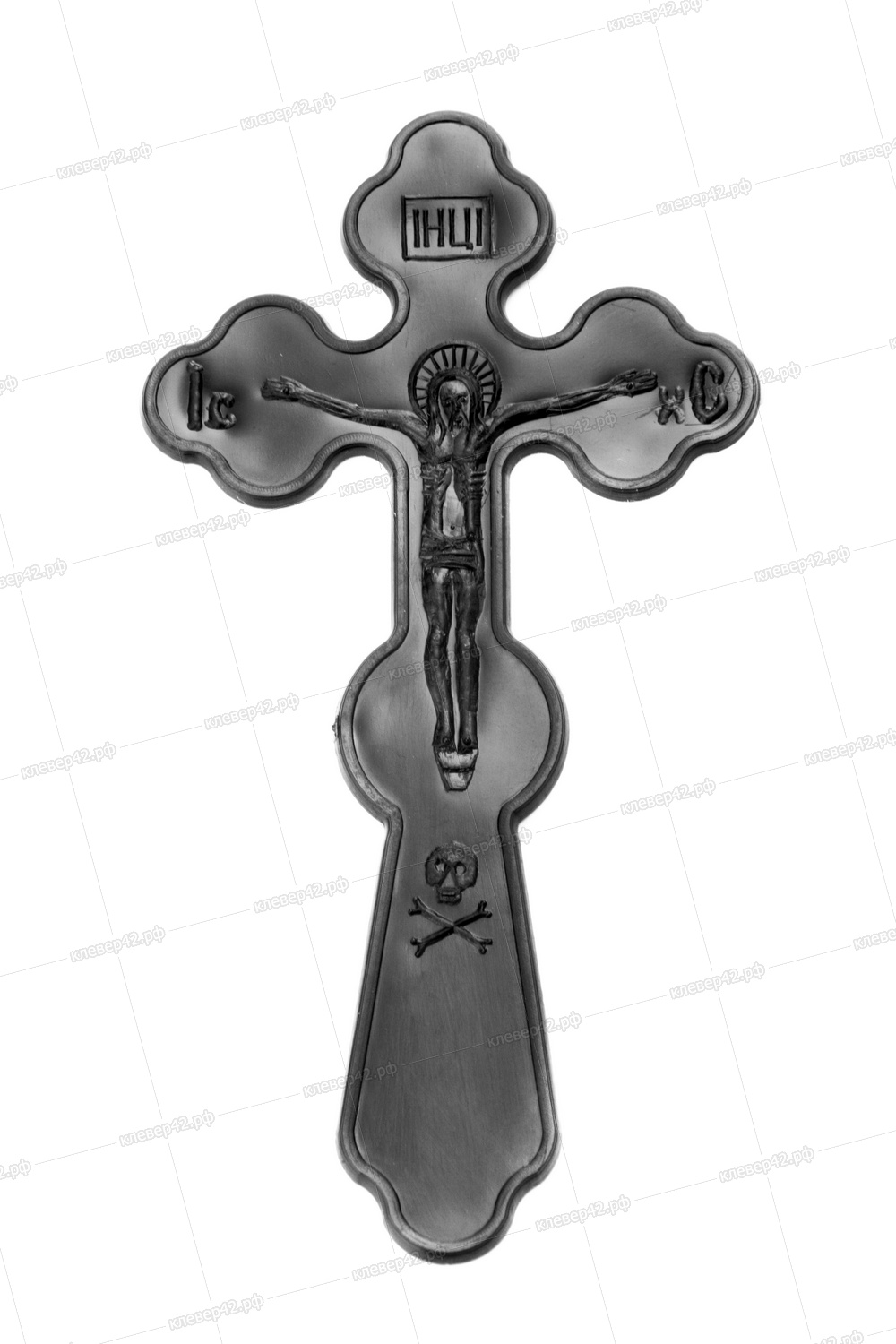 М9704 КРЕСТ В РУКУ ПЛАСТМАССОВЫЙ РИТУАЛЬНЫЙ ( 10 ШТ В УП.)