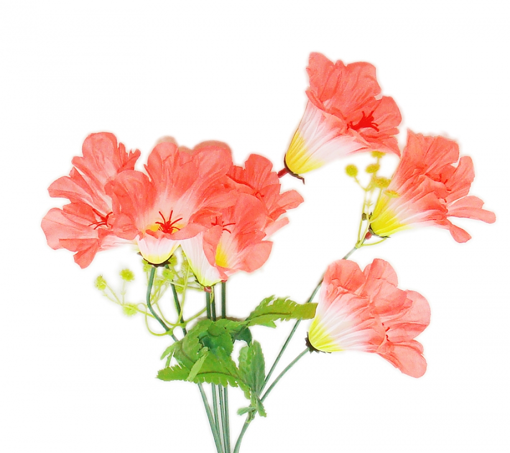 В1015 БУКЕТ КОЛОКОЛЬЧИКА  7 ГОЛОВ 40 СМ. 5 ШТ В УПАК.