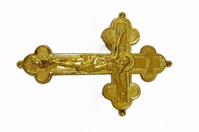 ЕКП-03 КРЕСТ СРЕДНИЙ С РАСПЯТИЕМ (10 ШТ  В УП.) 20/15 СМ.