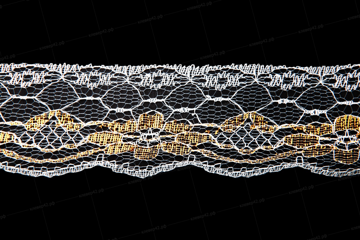 Р0203 КРУЖЕВО РОМАШКА 4 СМ 300 ЯРД В УП