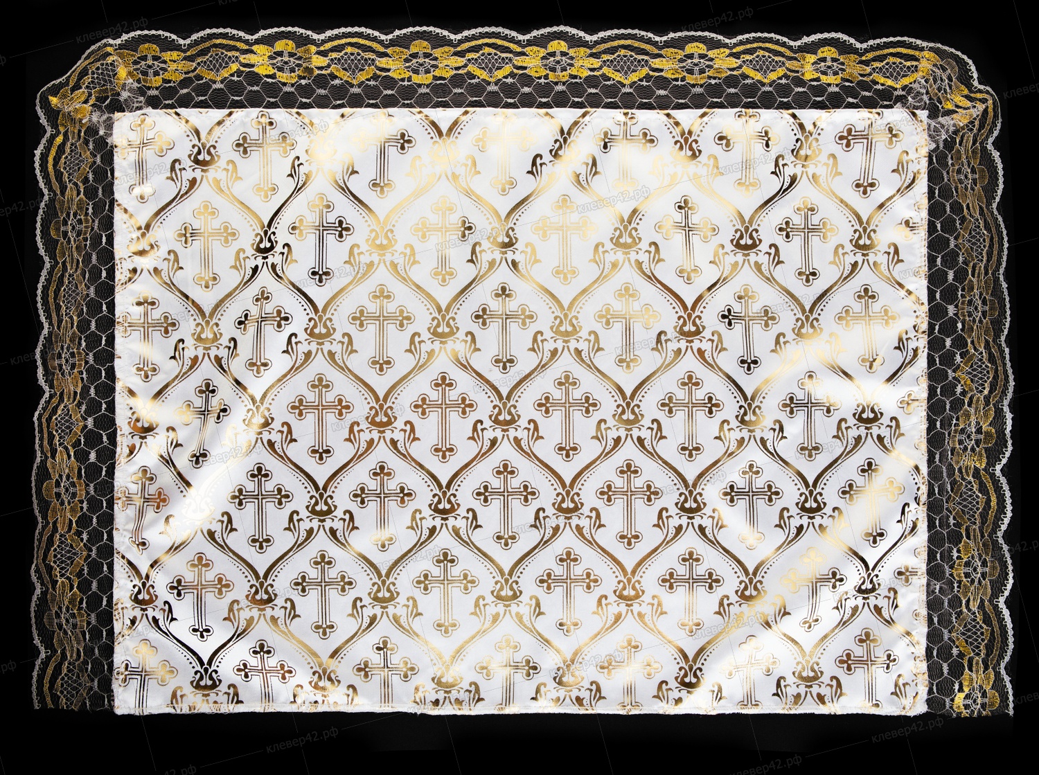 Х0002 НАВЛОЧКА  С РЮШЕЙ АТЛАСНАЯ