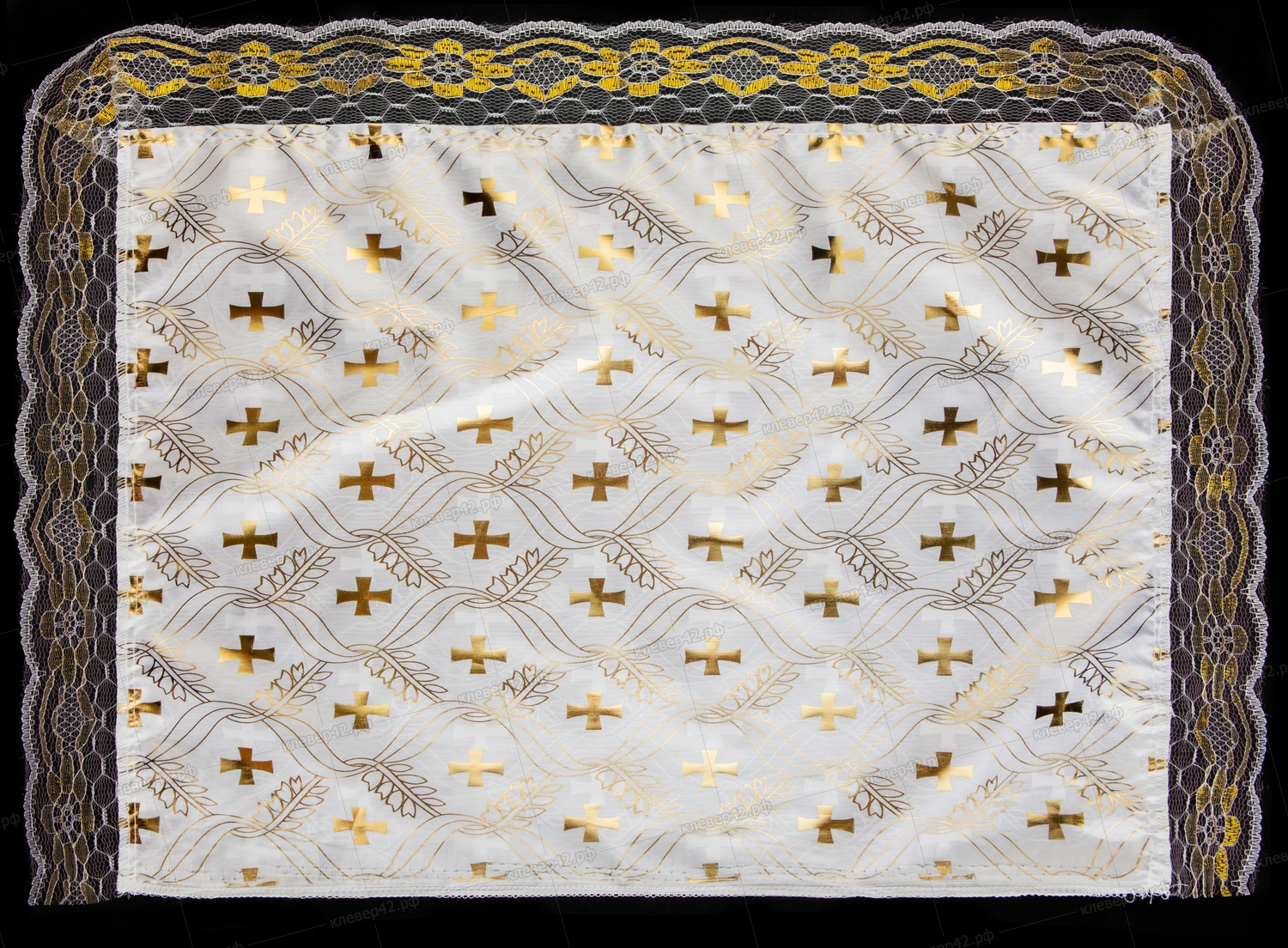 Х0002 НАВЛОЧКА  С РЮШЕЙ АТЛАСНАЯ