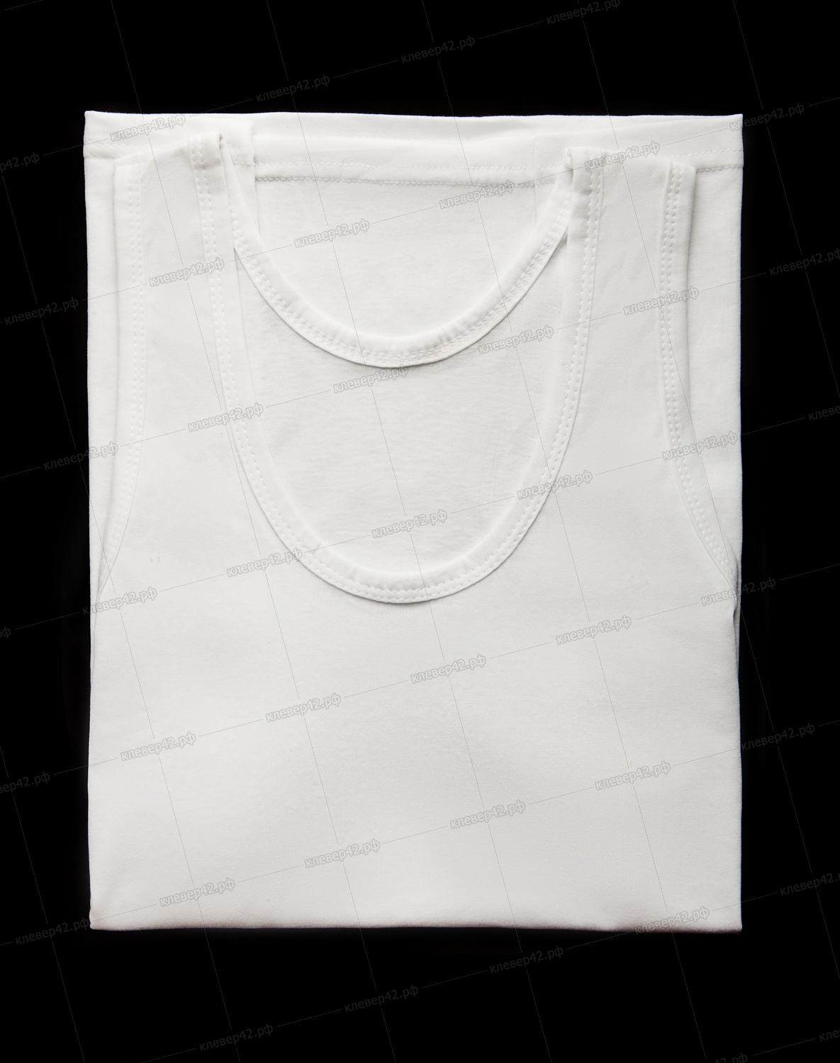 Н9006 МАЙКА МУЖСКАЯ БЕЛАЯ 5 ШТ В УП