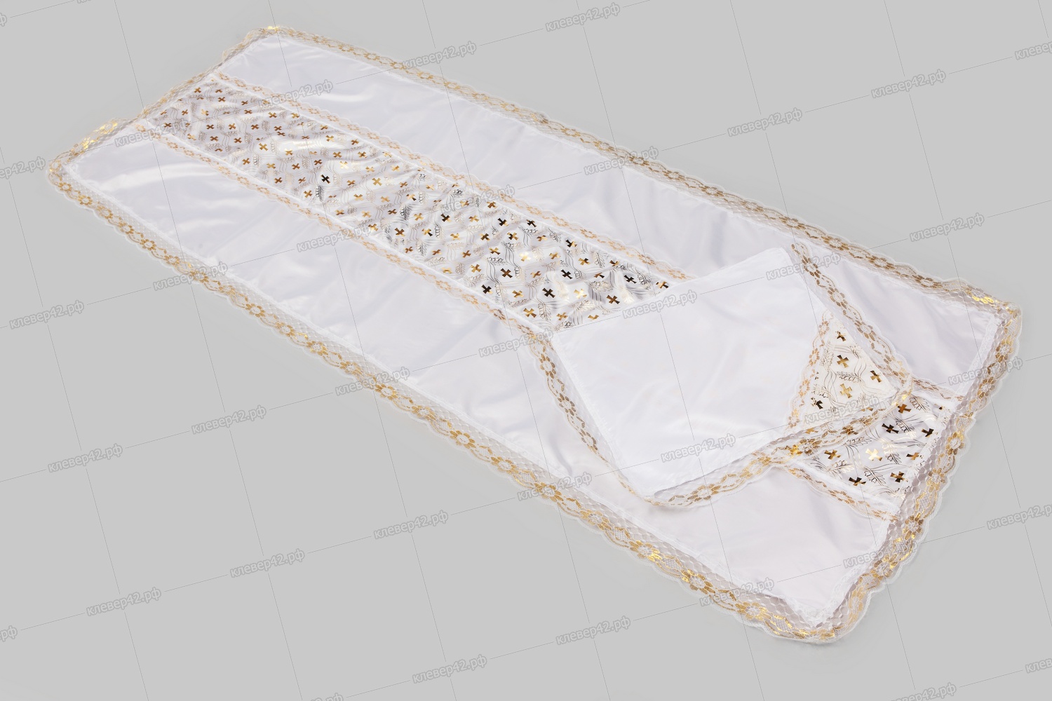 Х0008 КОМПЛЕКТ ИЗ ШЕЛКА ВСТАВКА (КРЕСТ)