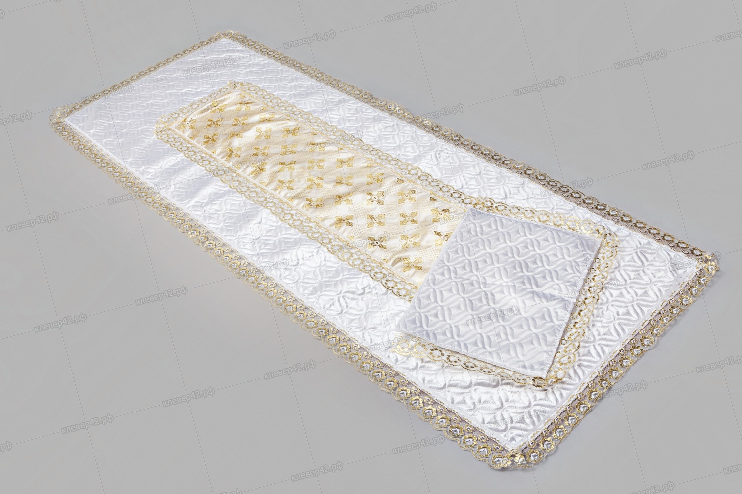 Х0007 КОМПЛЕКТ ИЗ ПАРЧИ И АТЛАСНОЙ ТЕРМОСТЕЖКИ