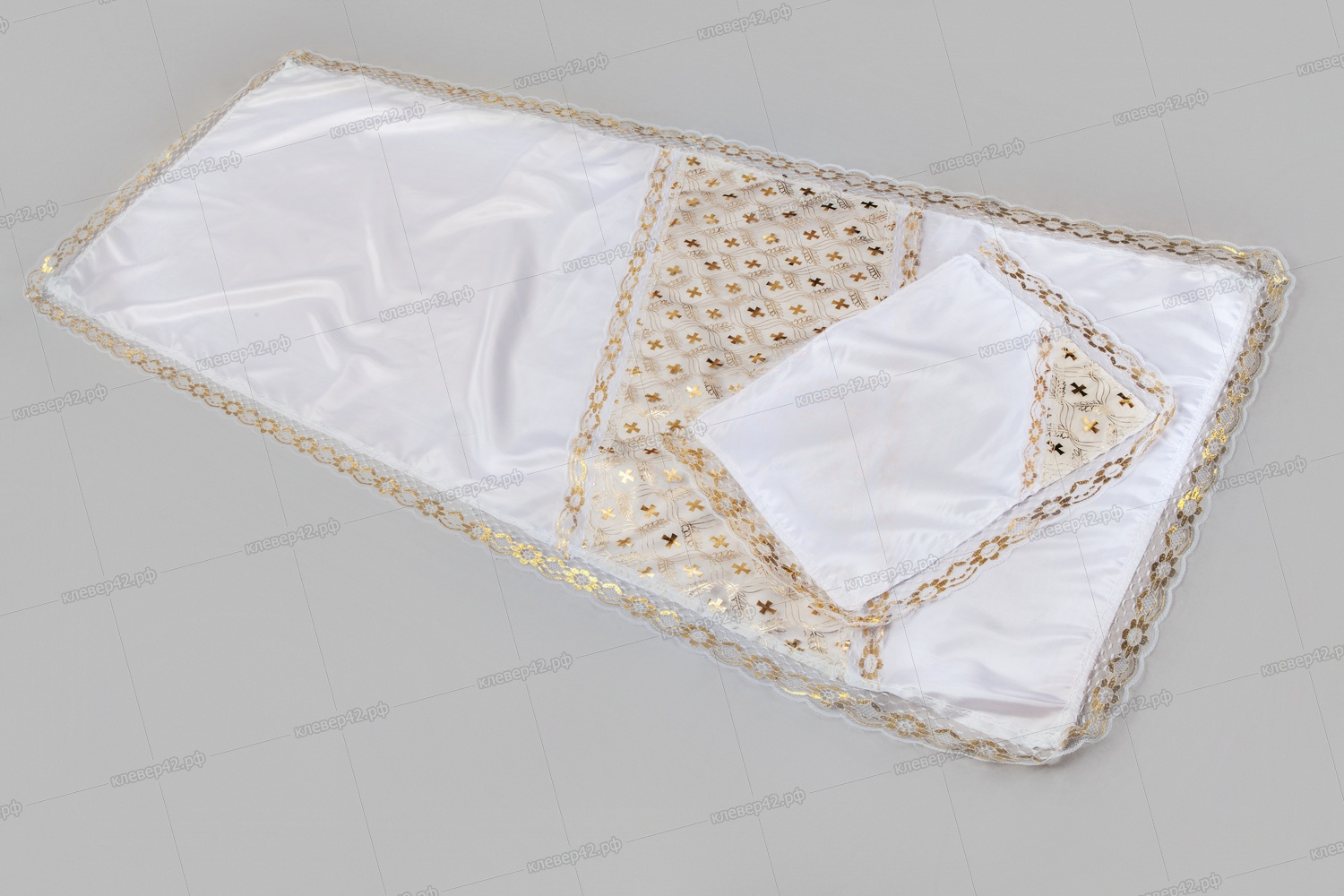 Х0009 КОМПЛЕКТ ИЗ ШЕЛКА  СО  ВСТАВКОЙ ИЗ ОРГАНЗЫ