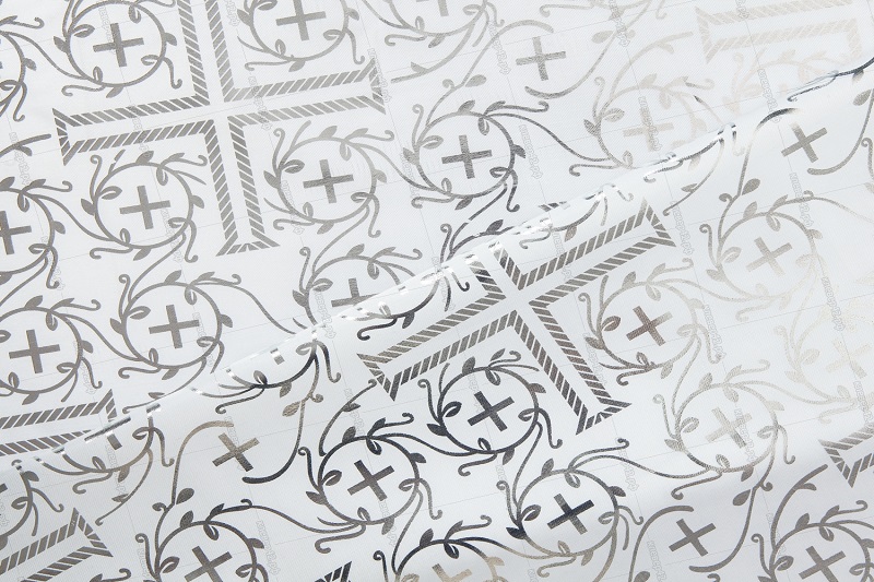 Т0071 АТЛАС ТОНКИЙ С ЗОЛОТЫМ НАКАТОМ (В РУЛ. 100 М.) Ш. 1.5 М.