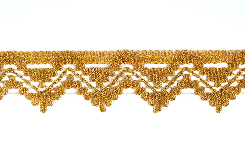 Р0405 ТЕСЬМА  БОЛЬШИЕ ТРЕУГОЛЬНИКИ 5 СМ 15 ЯРД В УП