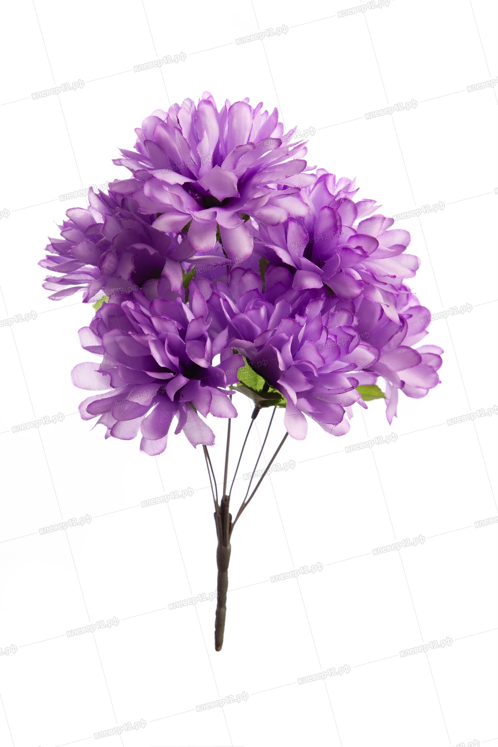 В1011 БУКЕТ ХРИЗАНТЕМЫ 7 ГОЛОВ 32 СМ 2 ШТ В УП