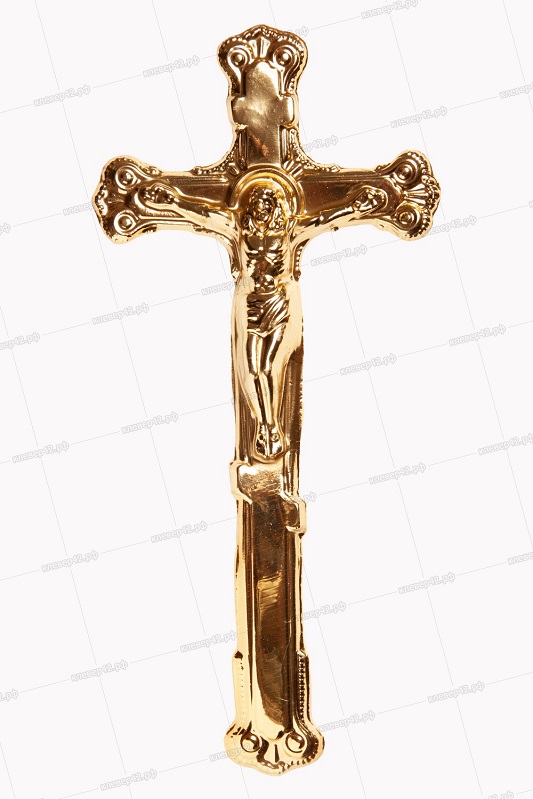 ЕКП-60 КРЕСТ НОВЫЙ АЖУРНЫЙ С РАСПЯТИЕМ(10ШТ В УП.)39/18