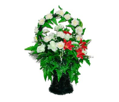 КОРЗИНЫ  УКРАШЕННЫЕ ЦВЕТАМИ 